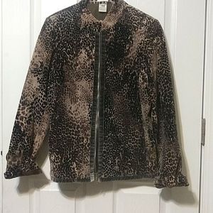 Leopard print jacket